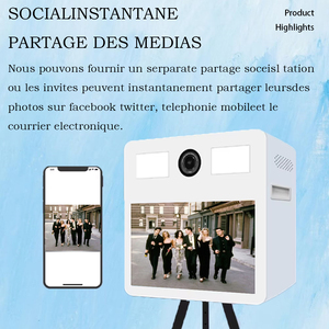 21.5 inch vuông máy ảnh DSLR hộp ảnh Ánh sáng nhà máy trực tiếp xách tay Selfie gian hàng máy thiết bị nhiếp ảnh tương thích SLR - Product Image 3