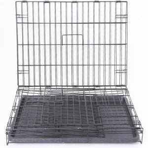 Double Door Pet <strong>Cage</strong> <strong>Foldable</strong> <strong>Dog</strong> Crate Steel <strong>Wire</strong> <strong>Dog</strong> <strong>Cages</strong> DSA36 - Product Image 4