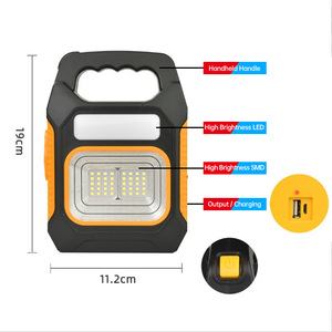 IP65 Solar Light Emergency Handheld <span class=keywords><strong>Lamp</strong></span> USB Oplaadbaar Plastic Handmatig Outdoor Camping LED-lantaarn Multifunctioneel tentlicht - Product Image 5