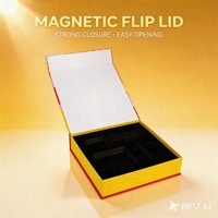 Boîte d'emballage de parfum de luxe personnalisée, fermeture magnétique, boîte rigide en carton avec couvercle rabattable, insert en EVA pour cosmétiques