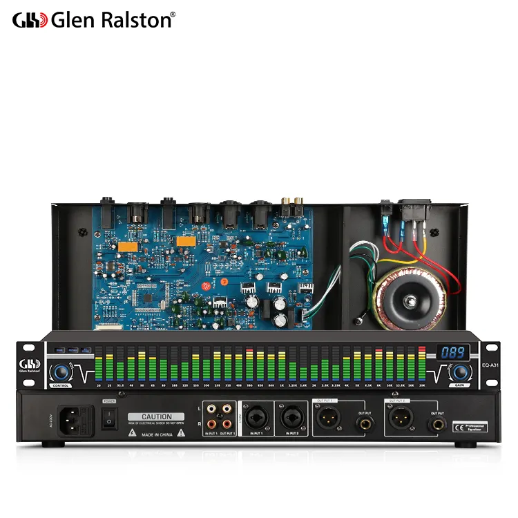 Glen Ralston EQA31 Completo di Equalizzazione e Altoparlante di Controllo di Gestione del Sistema di Elaborazione Del Segnale