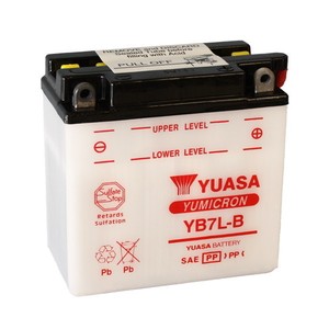 Nueva Batería de Motocicleta Yuasa Yumicron YB7L-B 12V 8Ah 96Wh - Product Image 1