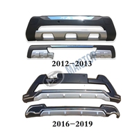 Maictop Accessoires de voiture Pare-chocs avant arrière Barres de protection modifiées Pièces de carrosserie pour Toyota RAV 4 RAV4 2009-2019 Standard 6 Mois