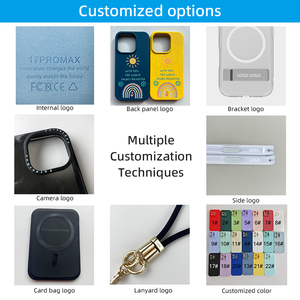 Custodia per iPhone 17 Pro Max in PC rigido lucido trasparente, personalizzabile, compatibile con la ricarica wireless - Product Image 6