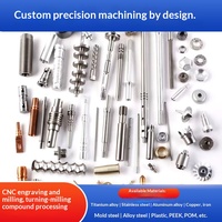 Centre d'usinage CNC de précision pour tournage, fraisage et électroérosion à fil de pièces en acier inoxydable et cuivre à axe long sur mesure