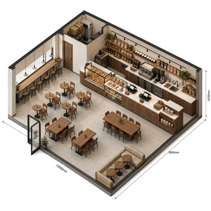 Soluzione Premium Eco-Friendly Impermeabile e Resistente per Allestimenti Negozi, Vetrine per Caffetterie, Banconi Bar con LED - Product Image 3
