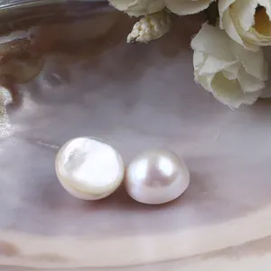 Loose Pearls 13mm White Natural Loose Beads Freshwater Mabe Pearl