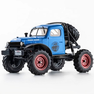 Voiture télécommandée 4x4 1/24 Fcx24 Power Wagon <span class=keywords><strong>V2</strong></span> RTR RC Crawler avec essieux portiques, engrenages métalliques et lumières LED, radiocommandée 2.4G - Product Image 1