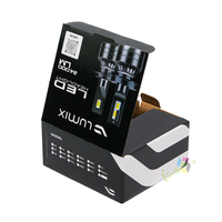 Boîte d'emballage personnalisée couleur ampoule LED avec impression de logo