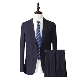 Set mens suit groom wed blazers dress pant shirt tuxedo safari suits for men