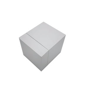 Cajas de Regalo de Perfume Blancas Ecológicas al por Mayor, Caja de Embalaje para Velas Personalizable con Logotipo Estampado en Oro - Product Image 4