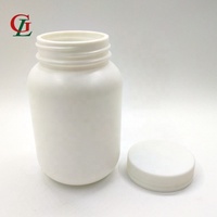 Bouteille cylindrique en plastique PE, 300cc PE, flacon de pilules avec pression, bouteille en plastique de mer pour médicaments, vente en gros, 1 pièce