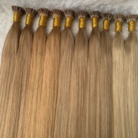 Livraison rapide Pré-collé I/U/K Tip Cheveux Double Dessiné I Tip Extensions de Cheveux Humains Remy Cheveux Bruts