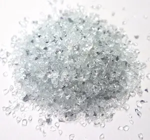 Recycled decoration no impurity clear crushed mirror glass for terrazzo floor