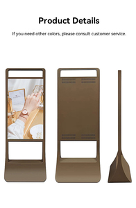 Quiosco de pantalla Android para interiores de 43 pulgadas, tótem publicitario montado en el suelo, pantalla de señalización <span class=keywords><strong>Digital</strong></span> <span class=keywords><strong>LCD</strong></span> de 12V con animación de función SDK - Product Image 2