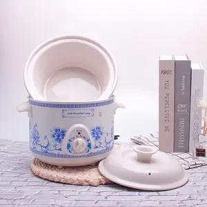 Yolecen porcelaine blanche marmite électrique petit appareil ménager pour santé Pot bouillie bébé soupe <span class=keywords><strong>mijoteuse</strong></span> ragoût tasse cadeau - Product Image 4