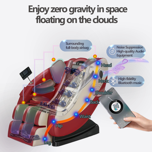เก้าอี้ปรับเอนรุ่นใหม่ล่าสุดปี 2026 ระดับหรูหรา พร้อมระบบ Zero Gravity, Airbag, ระบบสั่งงานด้วยเสียง AI และระบบเล่นเพลง ได้รับการรับรองมาตรฐาน CE - Product Image 2