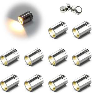 TSINYE 10 mini-lampes LED, petites lumières LED alimentées par piles, mini-spots pour ballons, lanternes en papier, fêtes et expositions - Product Image 1