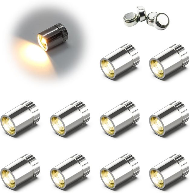 TSINYE 10pcs Miniature Led Lights Tiny Small Led Lights Battery Powered Balloon Mini Spot for Paper Lantern Party Exhibit