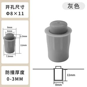 Granulés anti-collision réglables pour la protection des coins des portes d'armoires, mousse souple, blanc, noir, gris, 0,3-2 cm - Product Image 4