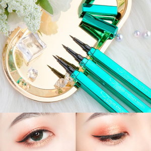 Nouvel Eyeliner imperméable clair vert vif Eyeliner à paillettes de marque privée - Product Image 6