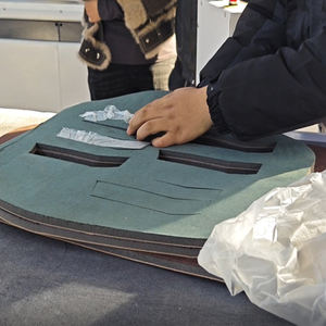 カーレザーシートマット切断機自動給餌マルチヘッド取り付け - Product Image 4