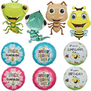 Globos de Aluminio con Dibujos Animados de Animales, Insectos, Lindas Mariquitas, Ranas, Caracoles, Hormigas, Mantis, Decoración de Cumpleaños - Product Image 6