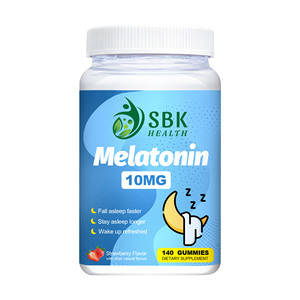 Gomitas de Melatonina con Sabor a Fresa OEM ODM, Duerme Más Rápido, Duermes por Más Tiempo, Te Despiertas Revitalizado, 100% Sin Fármacos - Product Image 1