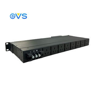 وحدة توزيع الطاقة EVSPOWER EVS16S-8P بـ 16 منفذ و48 فولت و8 مآخذ IP20 مع مفتاح SNMP لخزانة الشبكة - Product Image 3