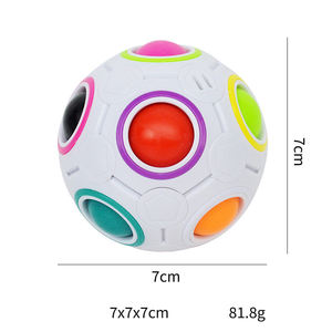Juguetes Sensoriales Antiestrés Redondos en Oferta, Mini <span class=keywords><strong>Pelotas</strong></span> Antiestrés <span class=keywords><strong>de</strong></span> TPR y PU Coloridas para Niños en Caja - Product Image 3