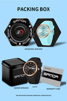 OEM SANDA mode sport femmes montres étanche double calendrier fonction étanche étudiant montre à Quartz 6213