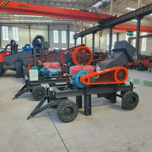 Máy nghiền búa di động nhỏ giá rẻ có băng tải PC400*600 chạy dầu - Product Image 6