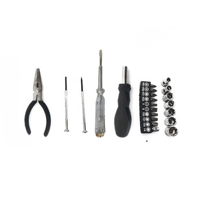 You Luke 21 Pc Hand Tool <b>Set</b> With <b>Screwdriver</b> Socket Wrench Pliers Home Use Tool Case - Product Image 4