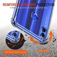 1.5MM Crystal Air-Bag Clear Case pour Huawei Honor 10 Lite P20 P30 P40 20 Lite Y6 Y7 Y9 Y6P Y7P Y8S Y8P P Smart S Pro 2019 Cover