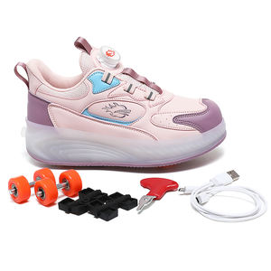 <span class=keywords><strong>Zapatillas</strong></span> de deporte para niños, zapatos de patines de <span class=keywords><strong>ruedas</strong></span> LED <span class=keywords><strong>con</strong></span> rueda iluminada, <span class=keywords><strong>zapatillas</strong></span> de deporte recargables para niñas, niños, regalo para niños - Product Image 6