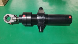 Cylindre <span class=keywords><strong>hydraulique</strong></span> télescopique YHG1 avec garantie d'un an, piston robuste, vérin <span class=keywords><strong>hydraulique</strong></span> pour machines minières métallurgiques - Product Image 2