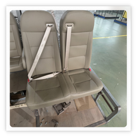 Siège de conducteur de bus à suspension pneumatique, cuir de luxe, siège de bus à absorption des chocs avec chauffage et soutien lombaire pour bus Yutong Jinglong