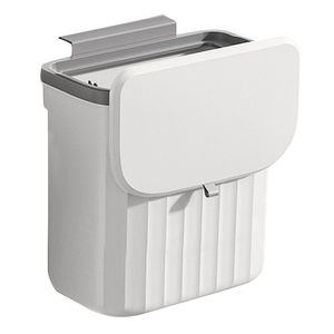 Cubo de basura de cocina doble cara para colgar en la pared, con tapa, para gabinetes, venta al por mayor - Product Image 1