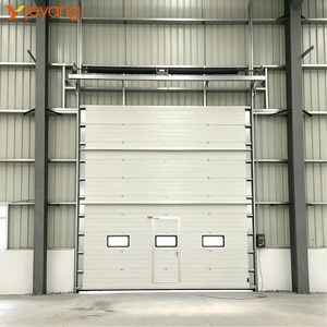 Portes sectionnelles automatiques <span class=keywords><strong>de</strong></span> logistique JY Manufacture, portes à levage vertical en acier, portes <span class=keywords><strong>de</strong></span> <span class=keywords><strong>garage</strong></span> piétonniers - Product Image 1