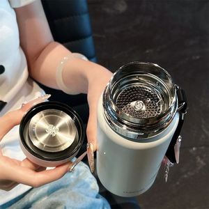 800ml Stainless Steel Office Water <b>Bottle</b>, 316 Material, Tea and Water Separation Function - Product Image 6