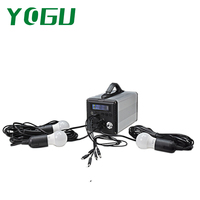 YOGU Alimentation d'urgence personnalisée Alimentation USB Charge rapide Lumière LED Solaire + Charge secteur Ensemble de 3 câbles lumineux