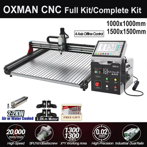 10%OFF BulkMan3D High-Precision OXMAN Full/Complete Kit 4-Axis DDCSV4.1 Offline System 2.2N.m Closed-Loop for Wood Router - Product Image 1