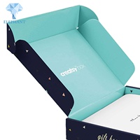 Carton imprimé de logo personnalisé Emballage d'expédition écologique Petite boîte postale ondulée