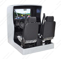 Vente en Gros Simulateur de Conduite Apprentissage Simulateur de Conduite Automobile Deux Places avec Écran Unique
