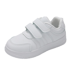 <span class=keywords><strong>Sneakers</strong></span> <span class=keywords><strong>Bianche</strong></span> per Bambini e Bambine, Scarpe da Corsa e Viaggio per Studenti, Chiusura con Velcro alla Caviglia, Suola Composita - Product Image 5
