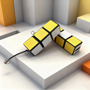 Memoria USB con Forma de <span class=keywords><strong>Cubo</strong></span> de <span class=keywords><strong>Rubik</strong></span> Telescópico de Plástico ABS, 16GB/64GB, Interfaz USB 2.0/3.0, Juguete Creativo, Regalo de Bloques de Construcción - Product Image 3