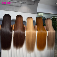 Perruques en cheveux humains bruts 100% vietnamiens, Lace Front pré-épilée sans colle, densité 250%, perruque frontale HD Lace 13x4 13x6 pour femmes