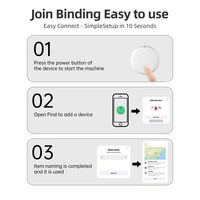 Nouvelle version de l'alarme anti-perte sans fil portable, mini traceur GPS intelligent pour bagages, enfants, animaux de compagnie