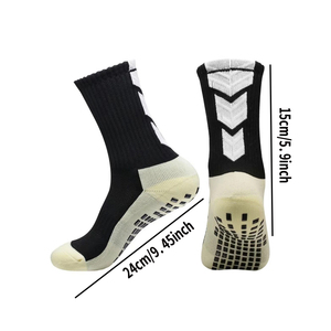 2025 Venta caliente Chinlon Flecha Diseño Calcetines de fútbol Directo de fábrica al por mayor Calcetín deportivo <span class=keywords><strong>Berserk</strong></span> - Product Image 2