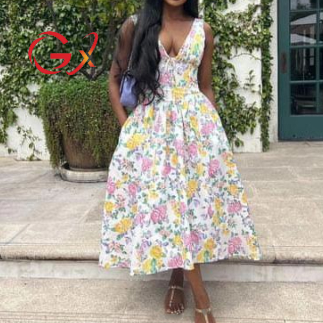 Buy Maxi Summer Dress for Mature Woman Elegant Mesh Design | Alibaba.com